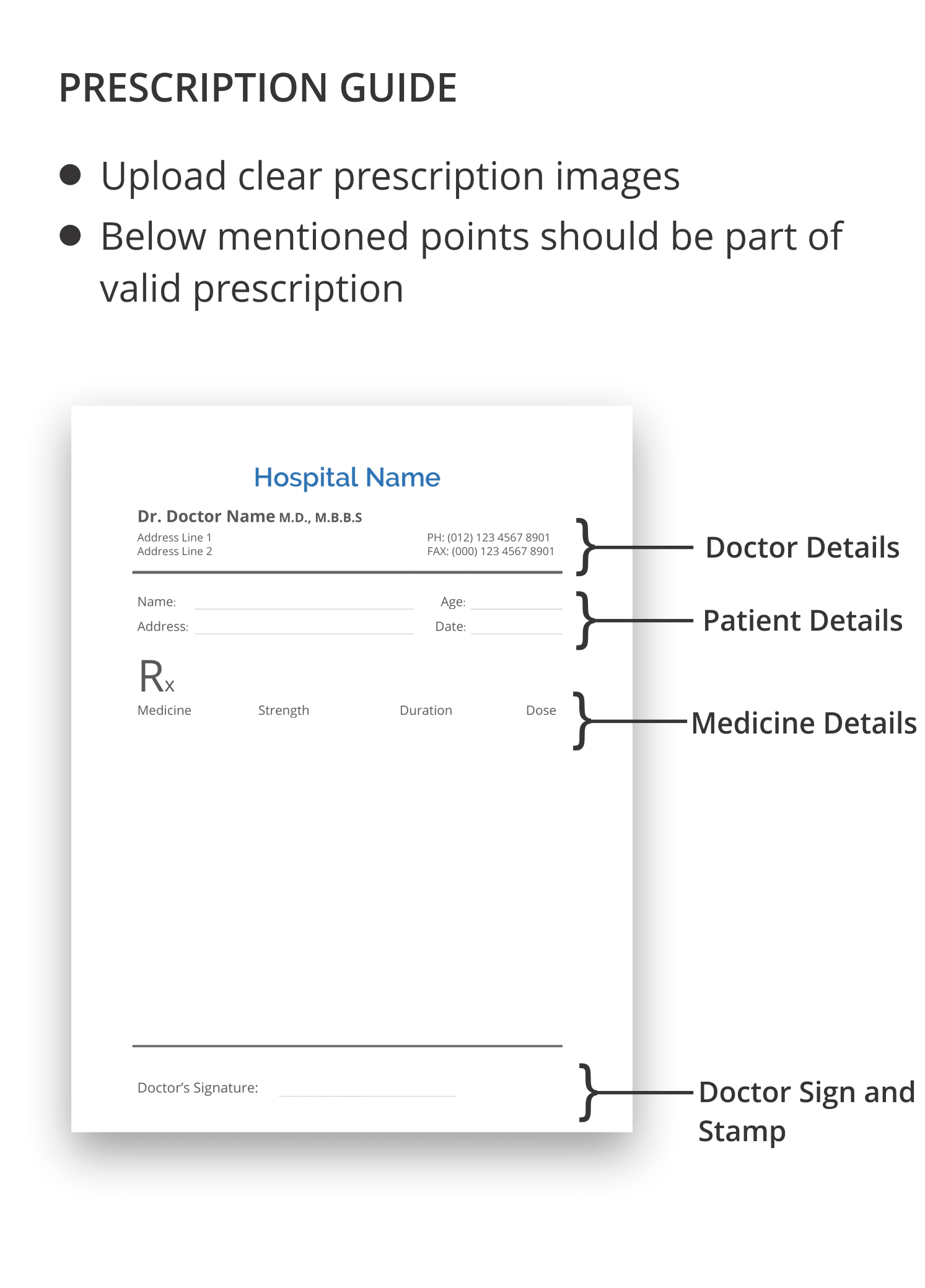 Prescription Sample