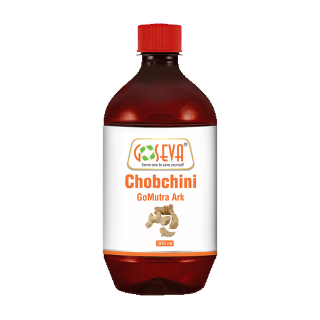 Goseva Chobchini Gomutra Ark 500 ML Goumutra For Abdominal Colic Pain, Bloating, Cancer